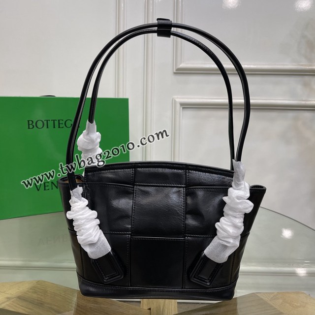 Bottega veneta高端女包 96009s小號 寶緹嘉新款Arco33油蠟皮手提包 BV經典款小牛皮arco女包  gxz1325
